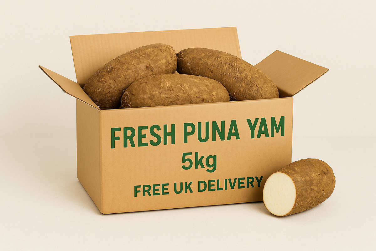 Fresh Puna Yam in the UK: Where to Buy Authentic African Yam Online