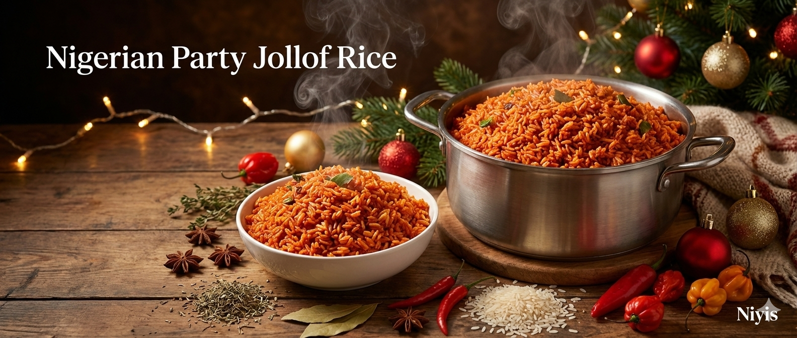 Smoky Nigerian Party Jollof Rice