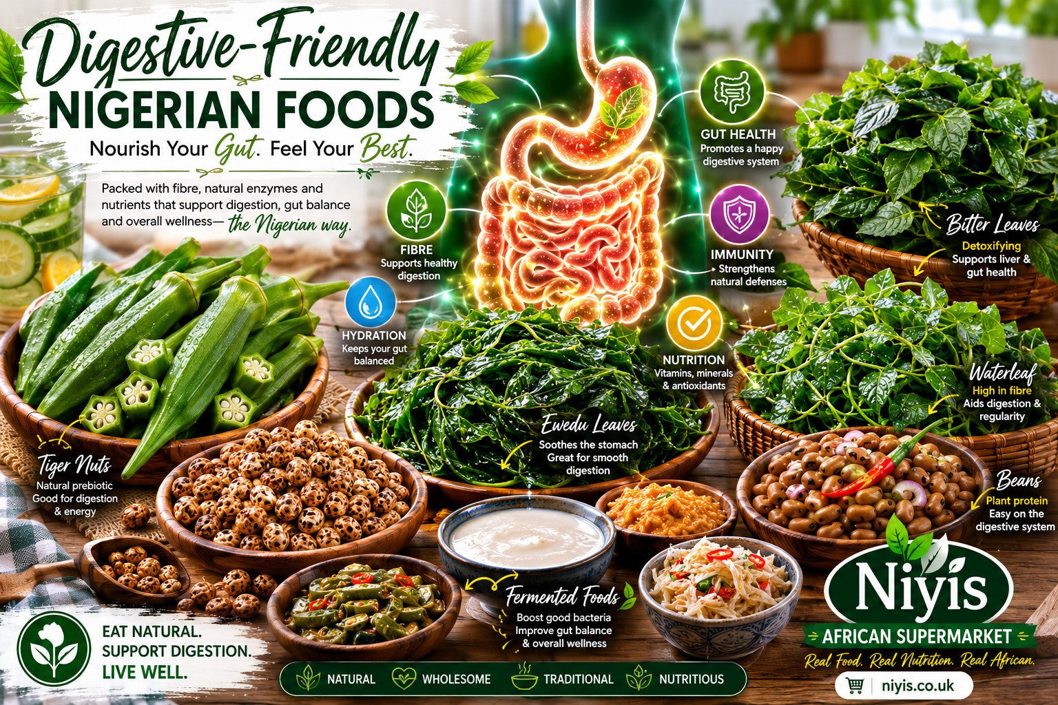 Best Nigerian Foods for Digestion + Gut Health Support in the UK (2026)