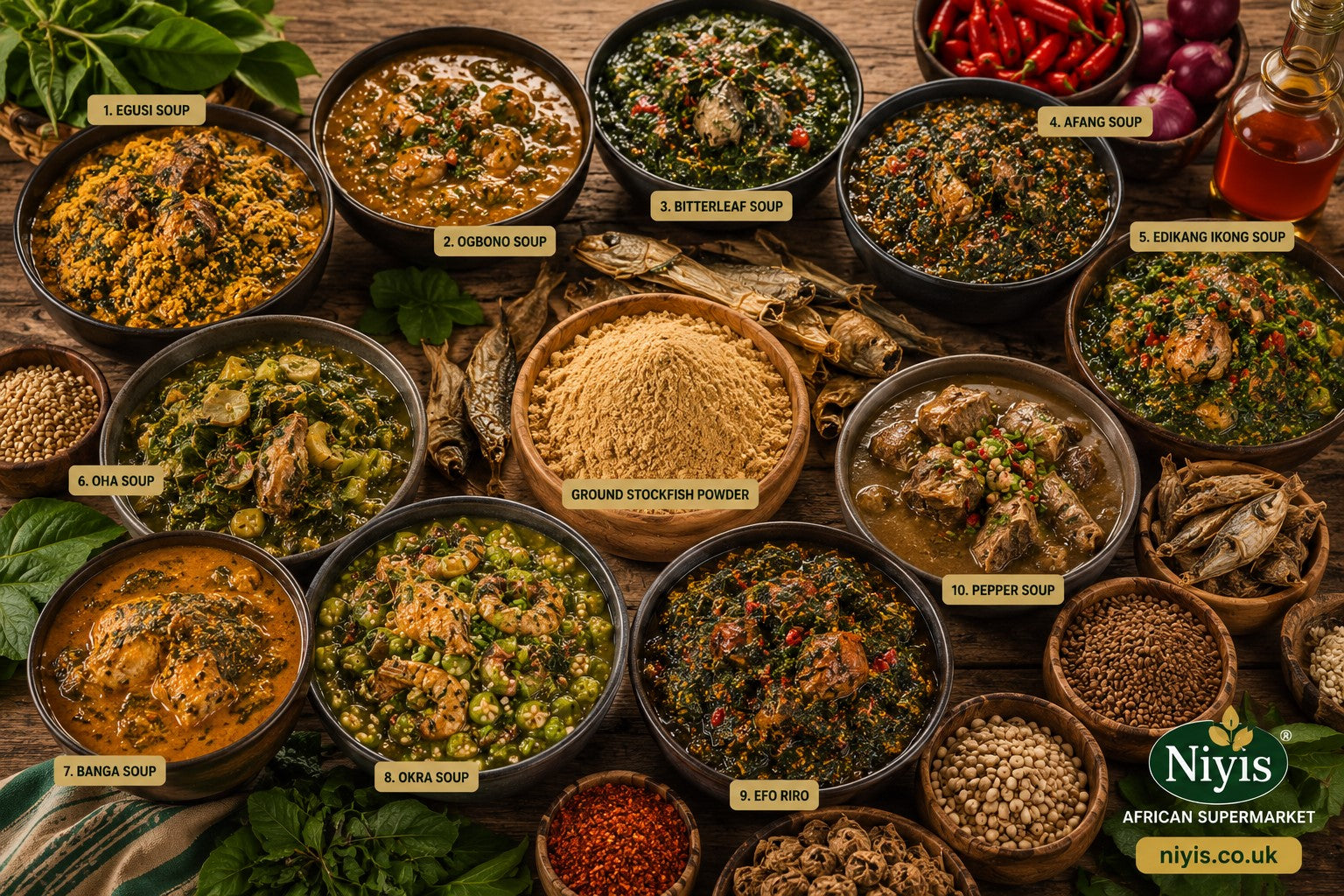 10 Nigerian Soups You Can Make With Ground Stockfish: Authentic Recipes & UK Ingredients Guide (2026)