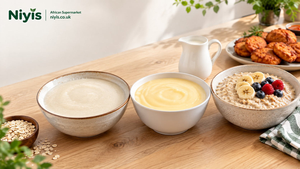 Ogi vs Custard vs Oats: Differences, Preparation and Breakfast Ideas in the UK (2026)