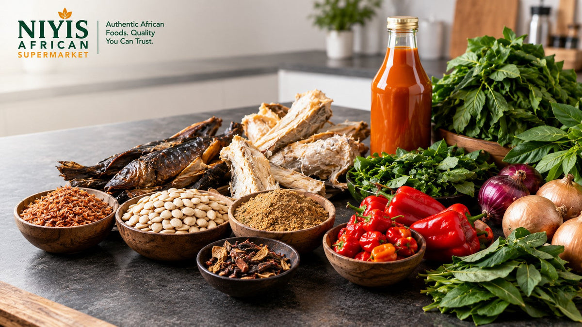 A Guide to Nigerian Soup Ingredients: What They Do, How to Use Them and Where to Buy in the UK (2026)