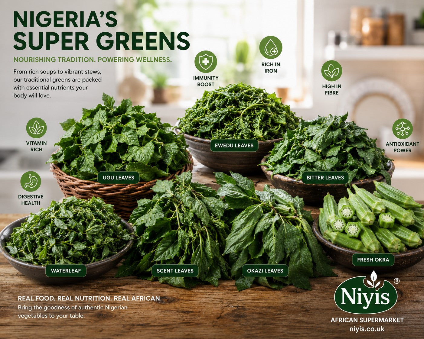 Nigerian Vegetables and Their Benefits + Where to Buy Them in the UK (2026)