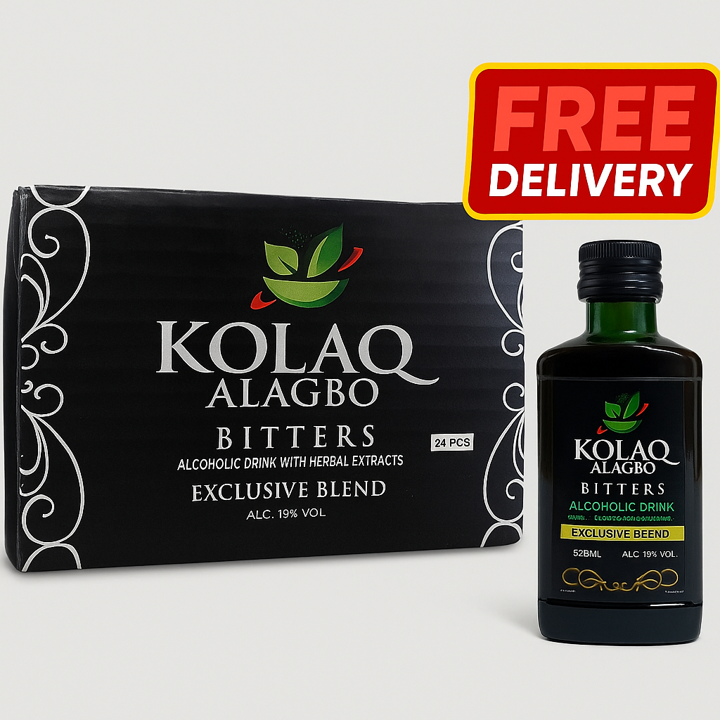 Kolaq Alagbo Bitters – 24 x 200ml Bottles | Herbal Cleanse & Wellness