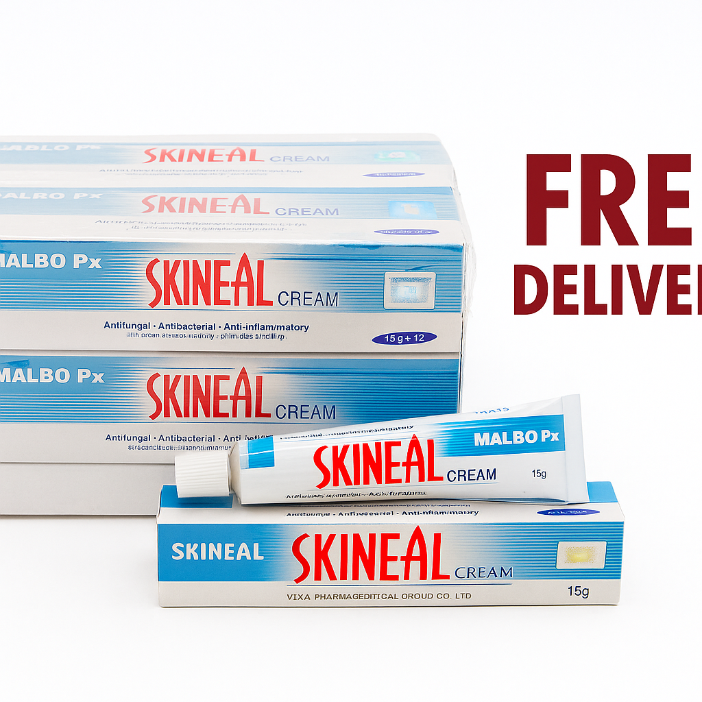 Vixa Skineal Triple Action Cream (15g x 10) – Fungal, Bacterial & Anti-inflammatory Relief | Free UK Delivery