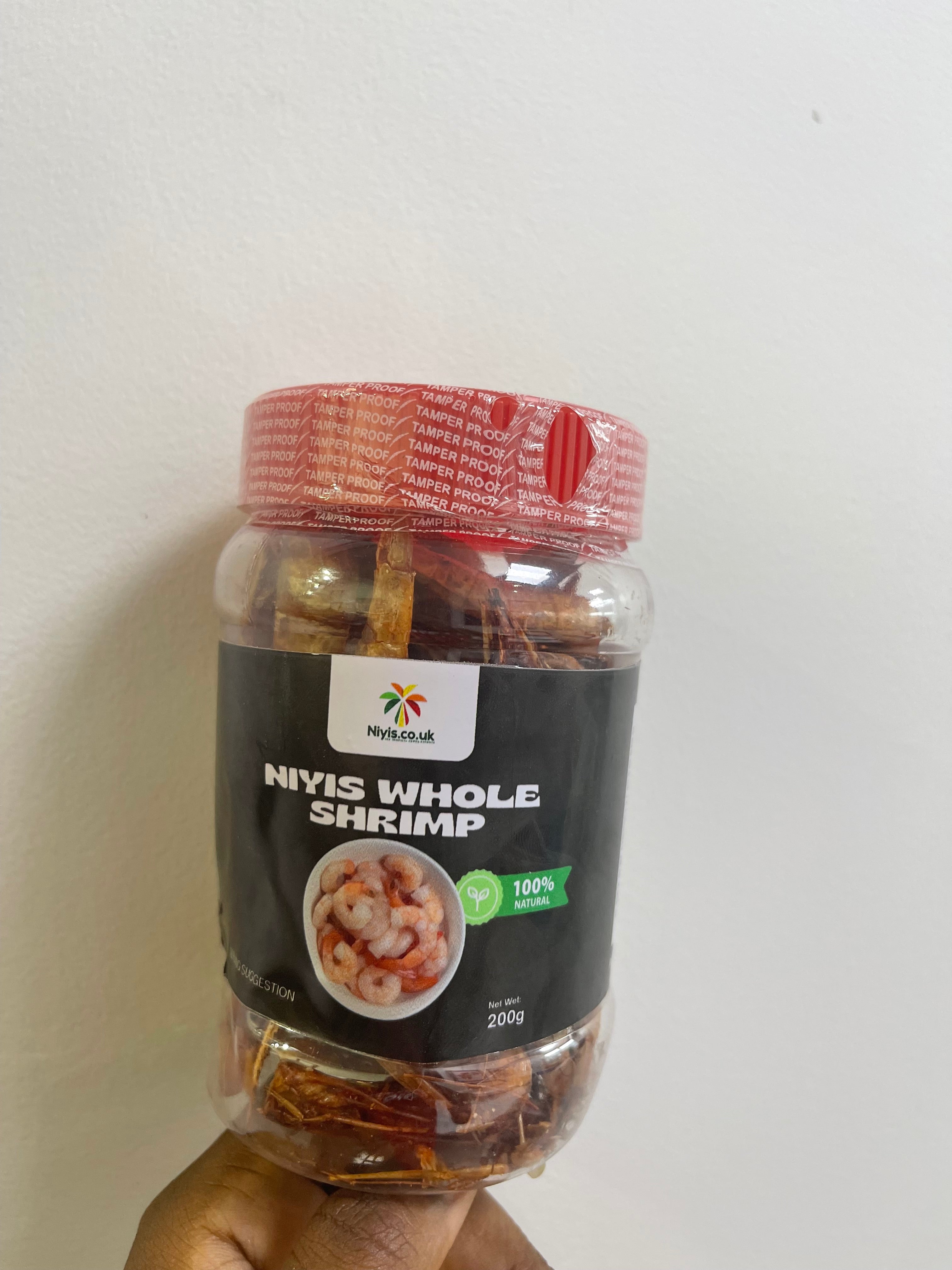 Niyis Dried Whole Shrimp 200g