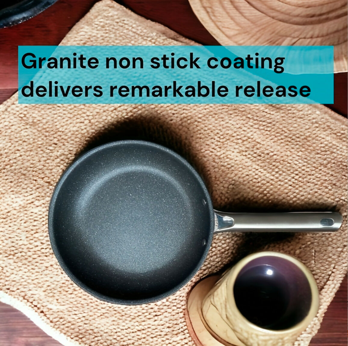 Honenix 28cm marble black non stick fry pan