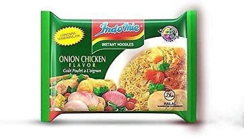 Indomie onion chicken noodles box 40x70g — bulk pack delivered across the UK