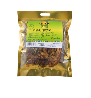 African Sun Whole Smoked Prawn 40g