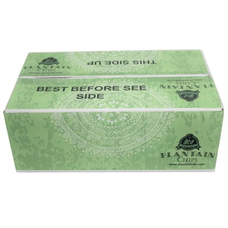 Olu Olu Green Plantain Chips Box (60g x 24)