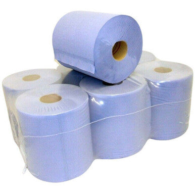 Sirius Centrefeed Roll 500 Sheets 2ply Blue