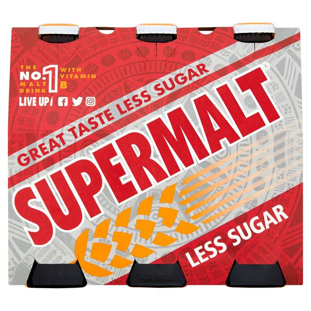 Supermalt Less Sugar Tray (330ml x 24)