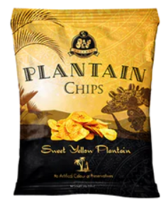 Olu Olu Yellow Plantain Chips Box (60g x 24)