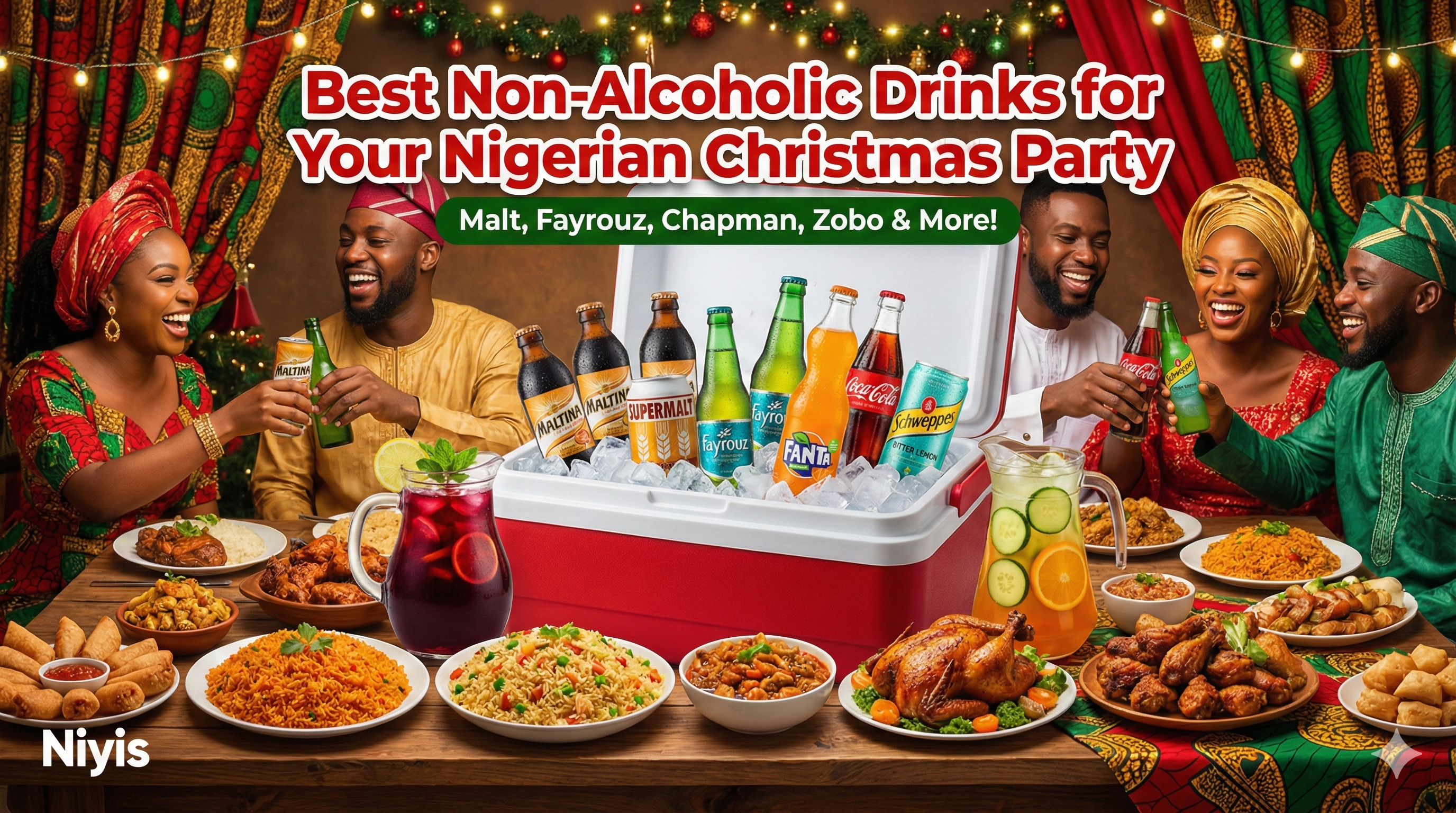 Best Non-Alcoholic Drinks for Your Nigerian Christmas Party