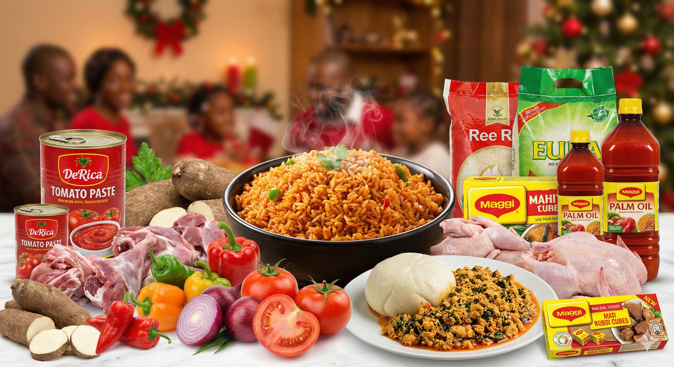 Nigerian Christmas Cooking