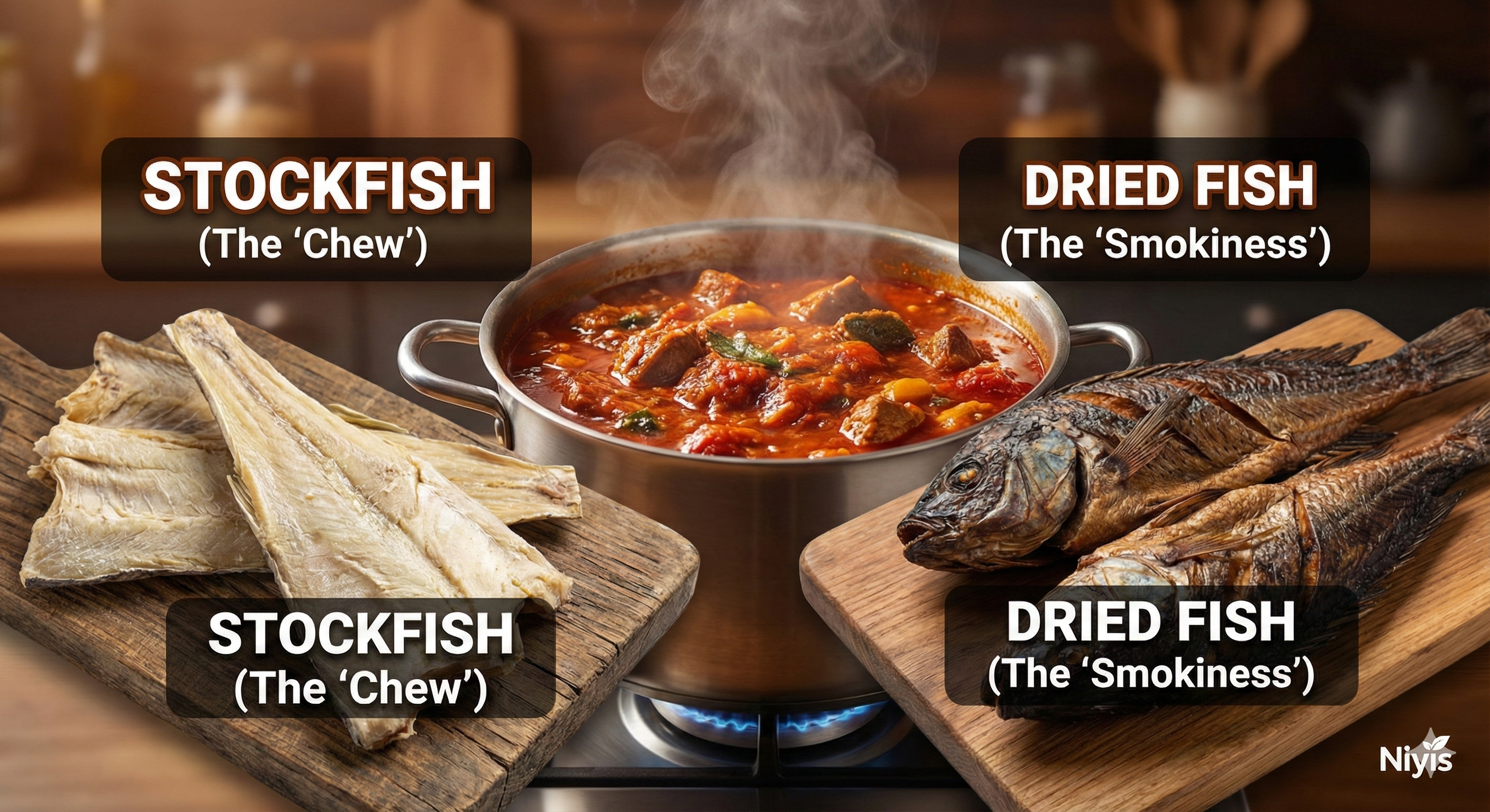 Stockfish vs Dried Fish