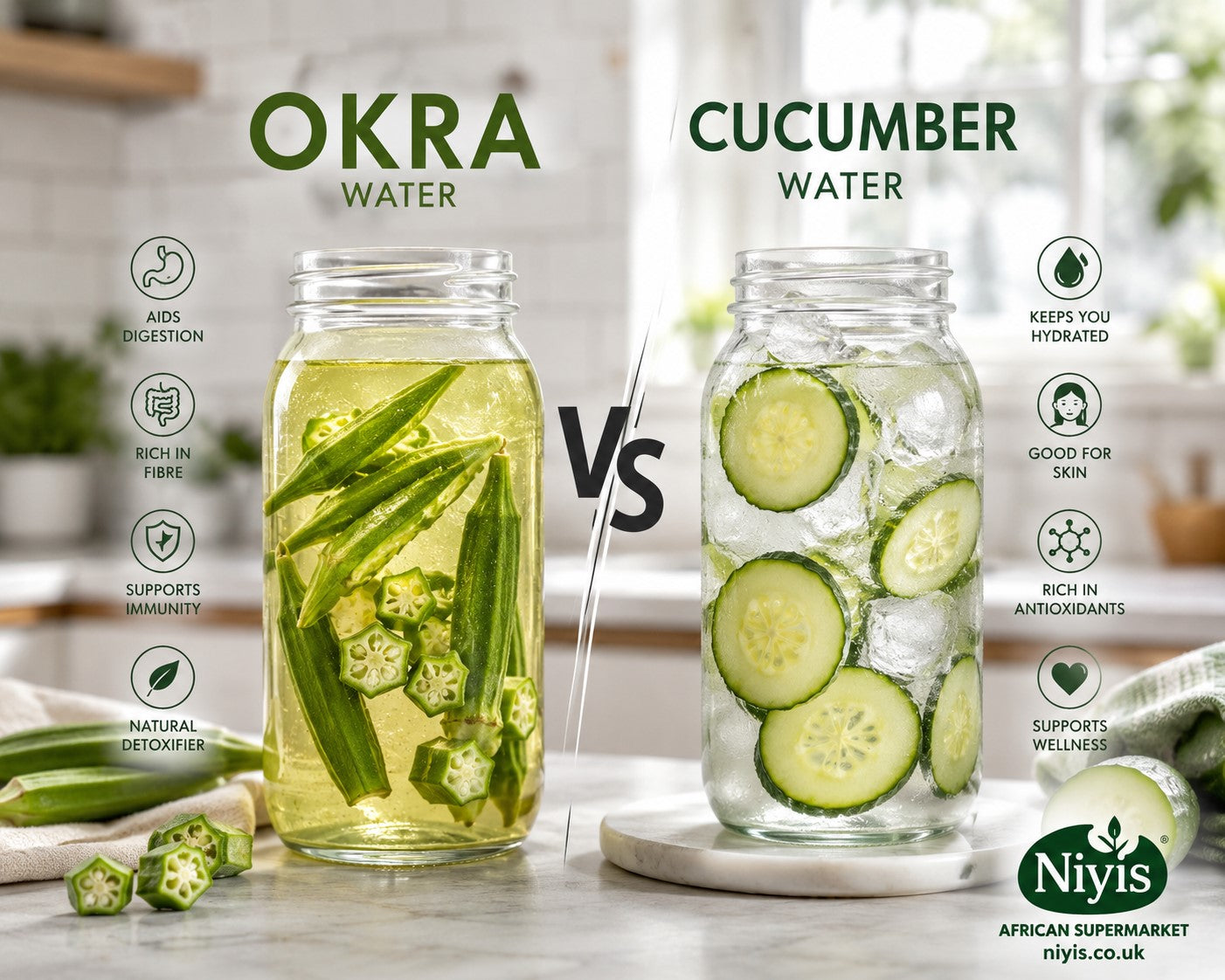 Okra Water vs Cucumber Water: Which Is Better for Health in the UK? (2026)