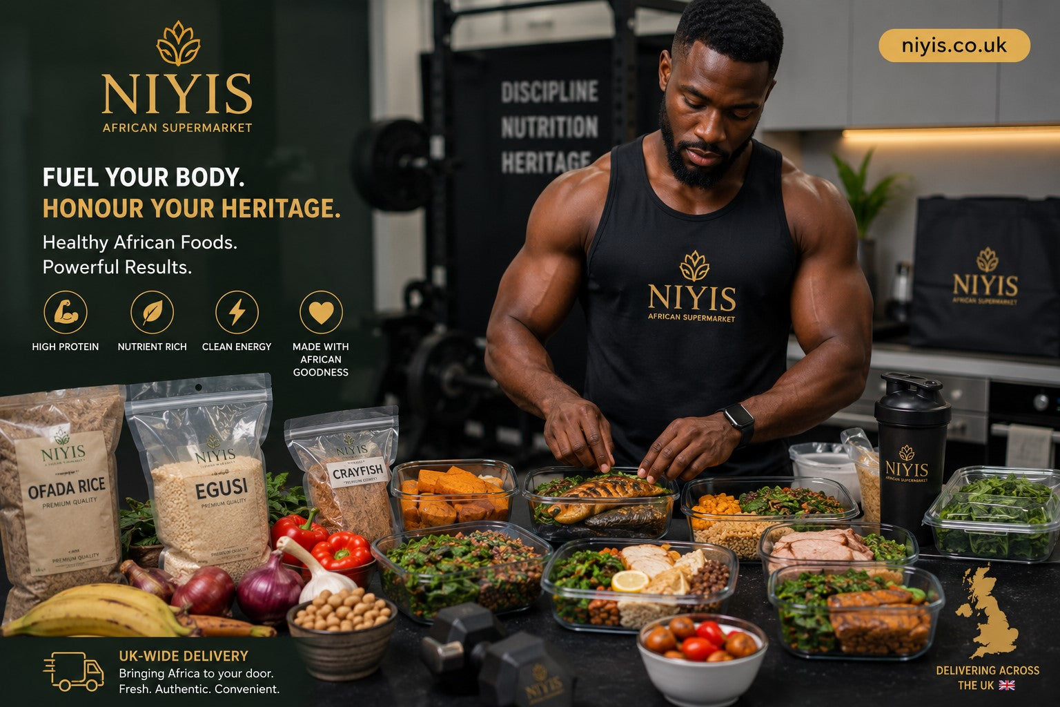 Healthy Nigerian Foods for Gym Diets: Build Muscle and Boost Performance in the UK (2026)
