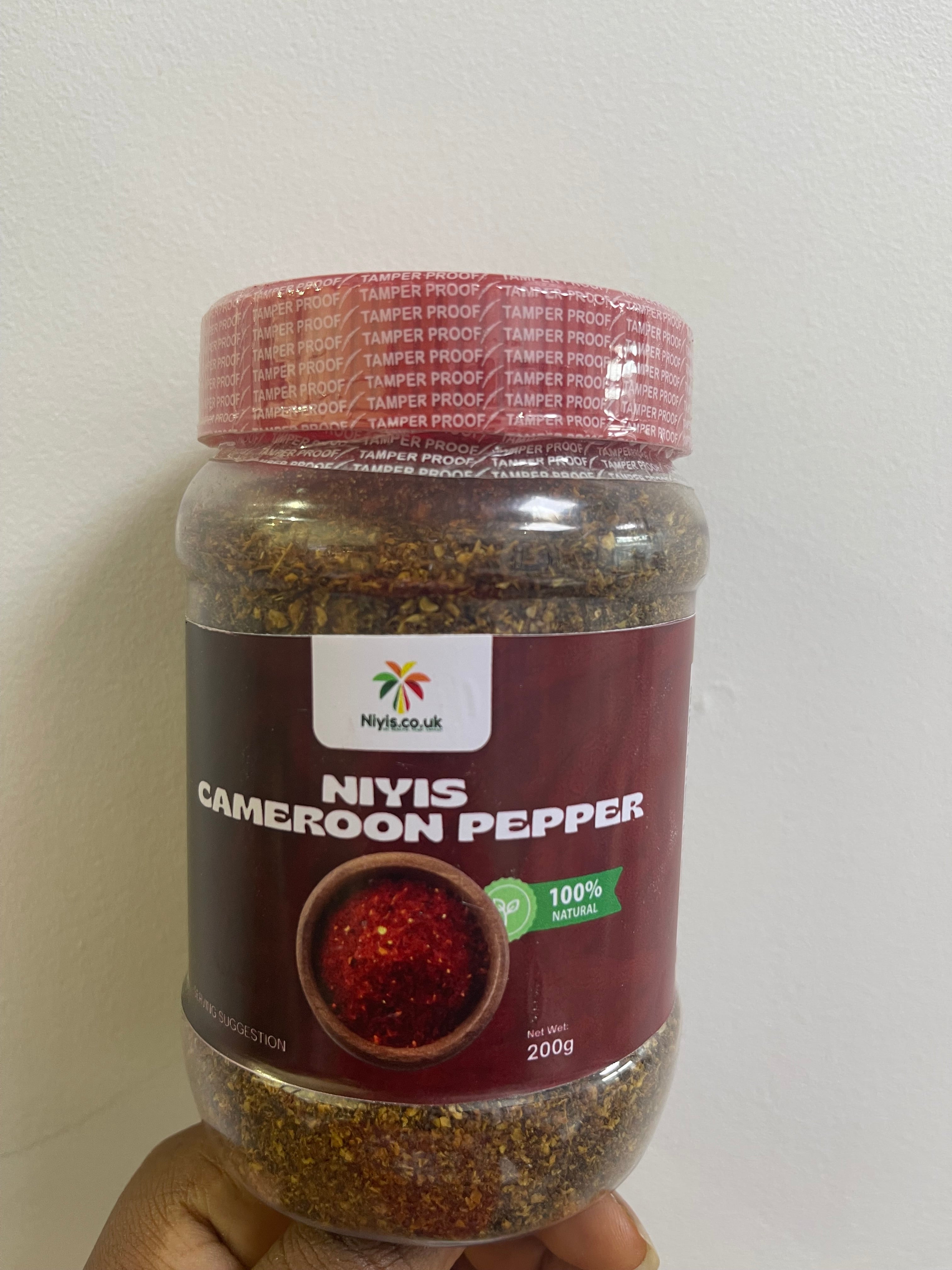 Niyis Cameroun Pepper 200g — Bold, Aromatic & Versatile