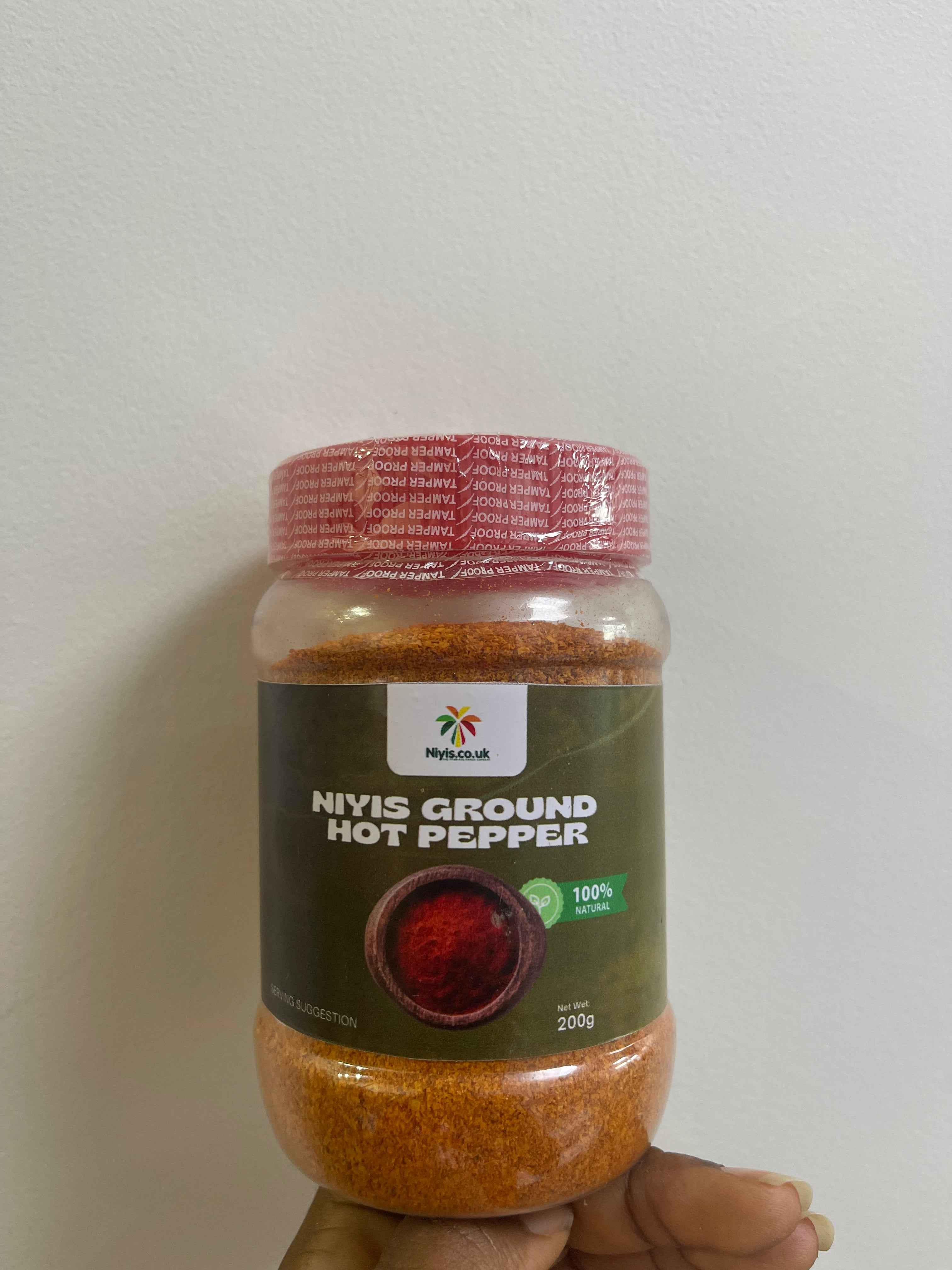 Niyis Ground Hot Pepper  200g