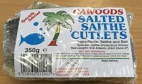 Cawoods Salted Saithe Cutlets 350g