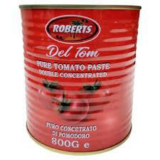 Roberts Del Tom Pure Tin Tomato Paste