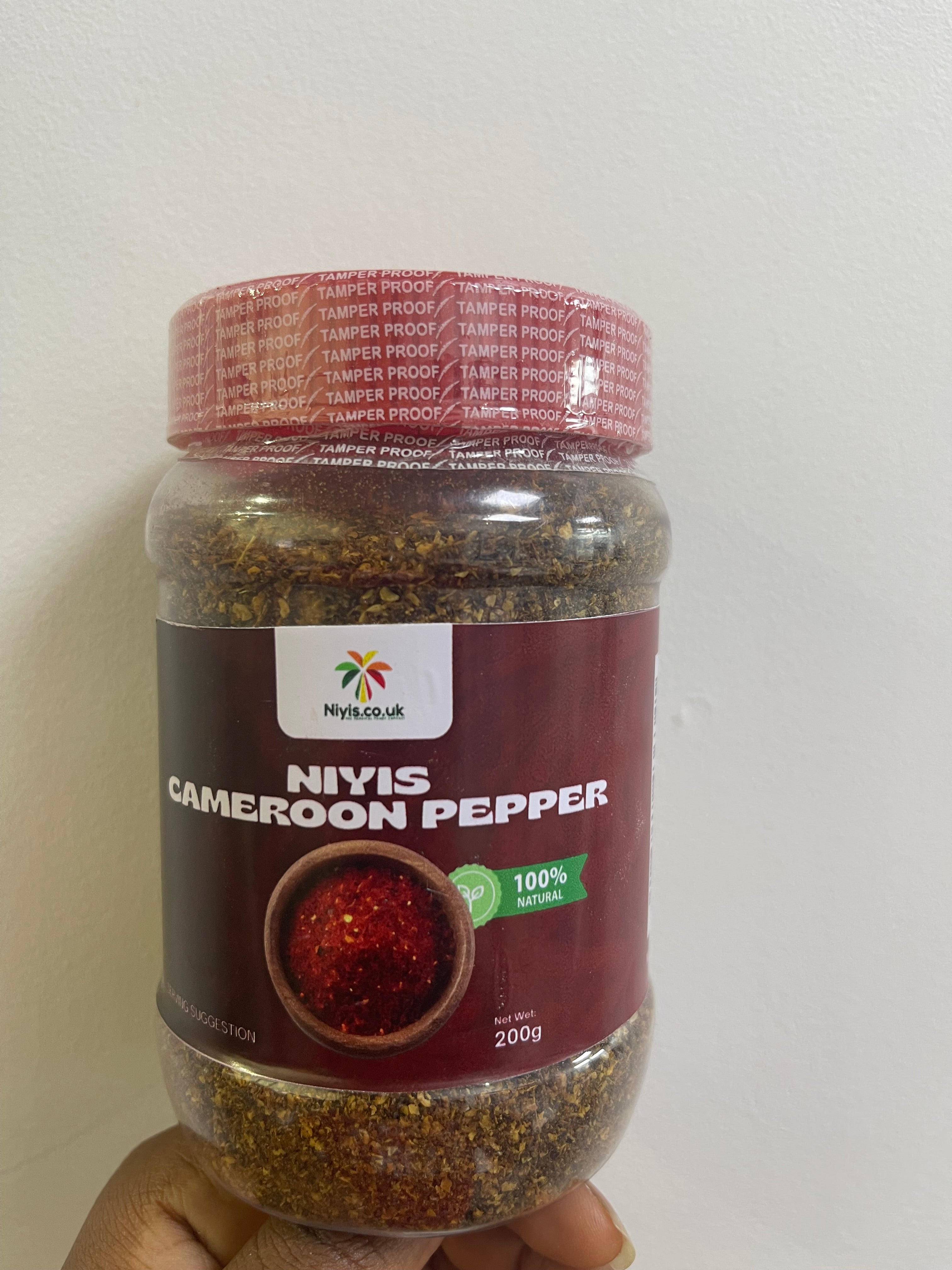 Niyis Cameroun Pepper 200g — Bold, Aromatic & Versatile