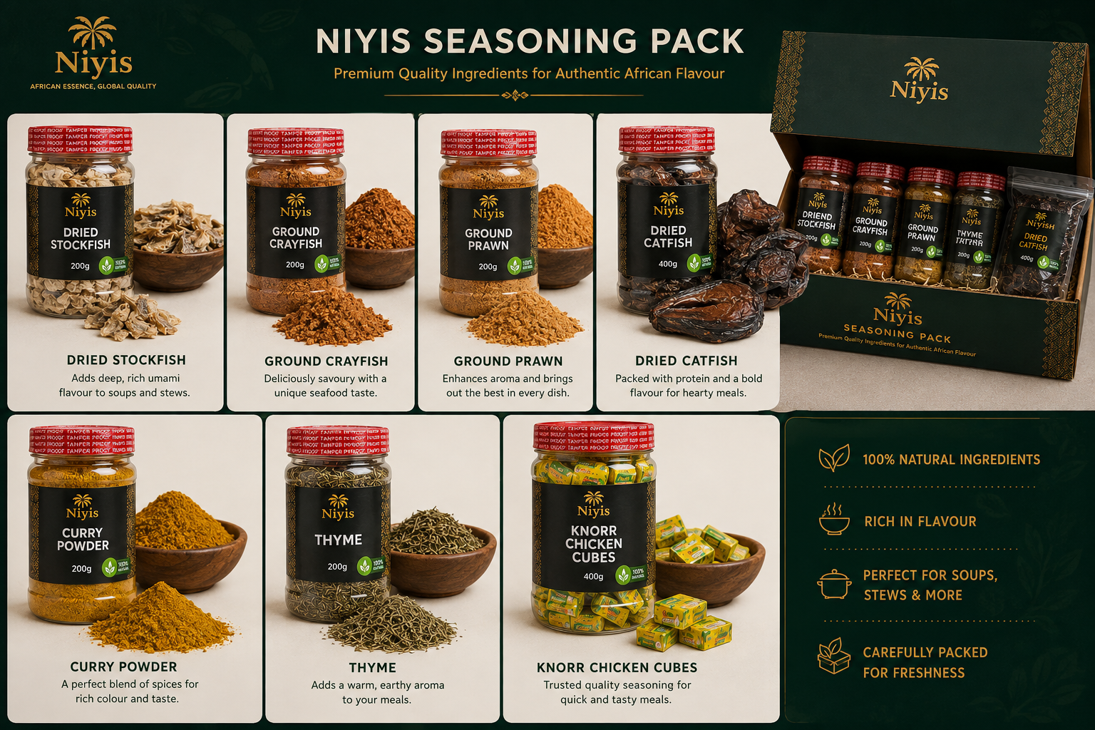 Niyis Seasoning Pack 2kg