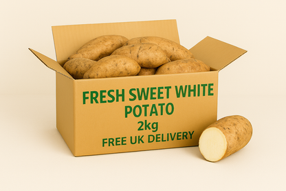 Fresh Sweet White Potatoes 2kg – Naturally Sweet