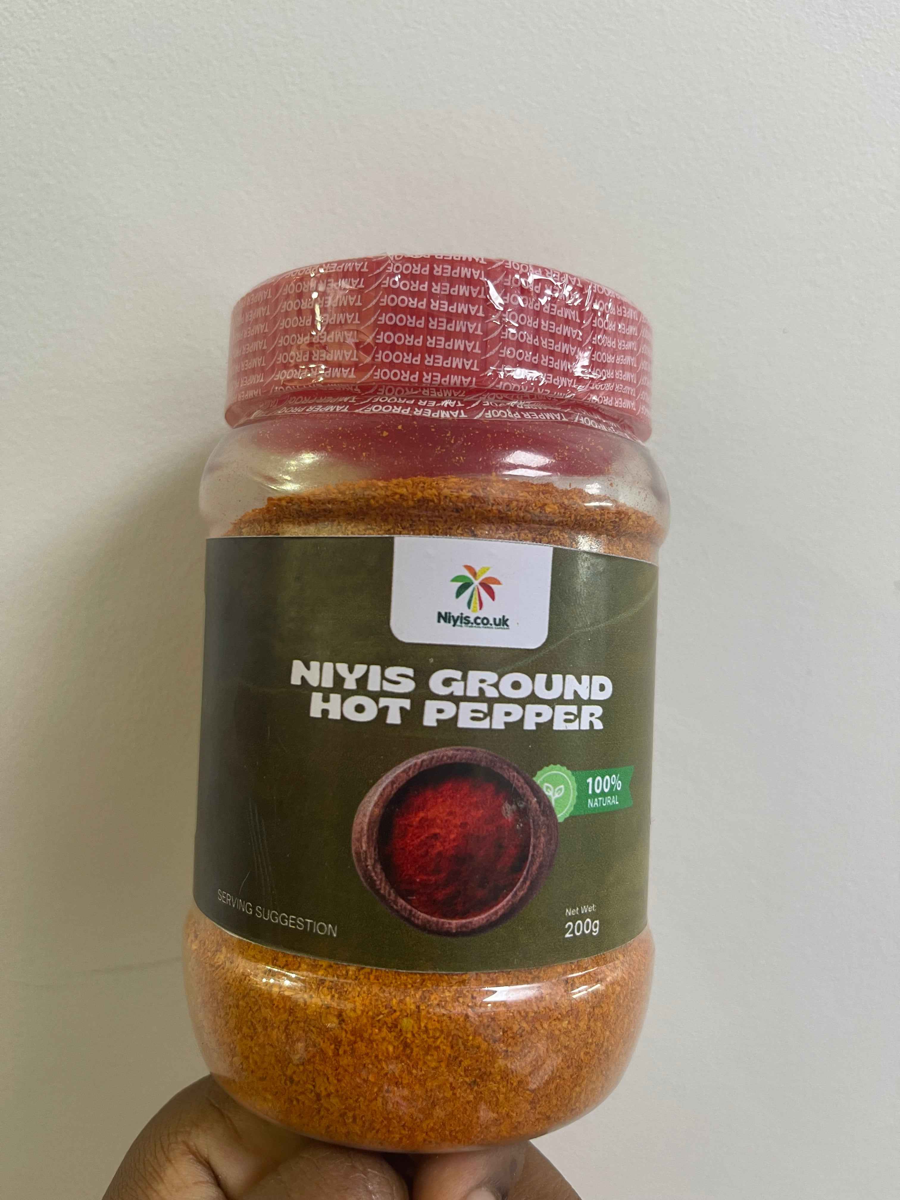 Niyis Ground Hot Pepper  200g