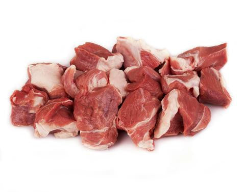Frozen boneless goat meat 1kg — halal certified and vacuum sealed for delivery across the UK