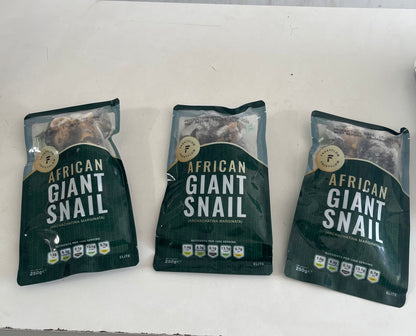 Frozen Whole Snail — Cleaned & Ready to Cook