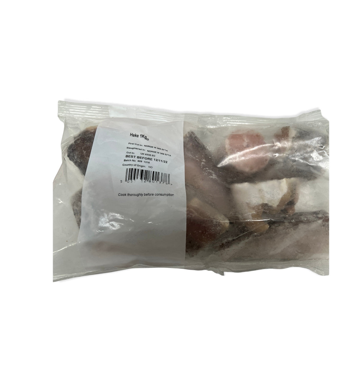 Packaged Hake Fish Steak