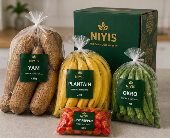 Niyis Fresh African Vegetable Box