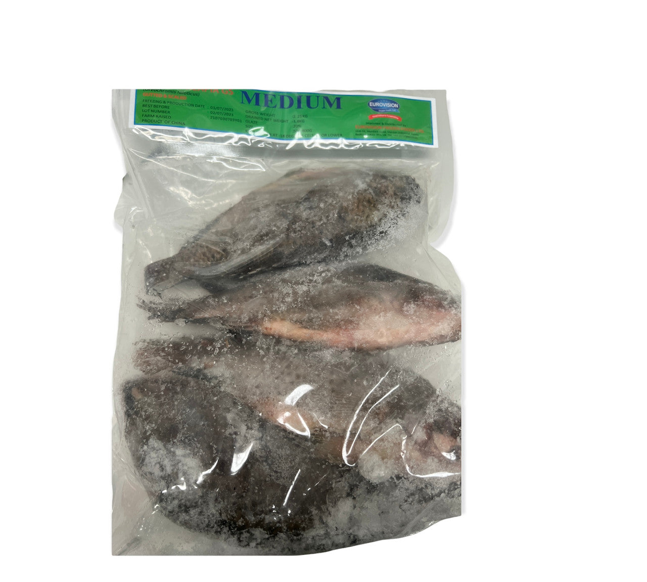 Packaged Frozen Tilapia