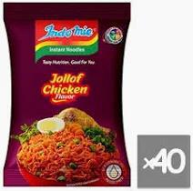 Indomie Jollof Chicken Flavour  70g (10 Pieces)