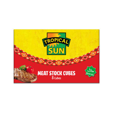 Trocitos de Caldo de Sol Tropical Carne (Halal) 80g