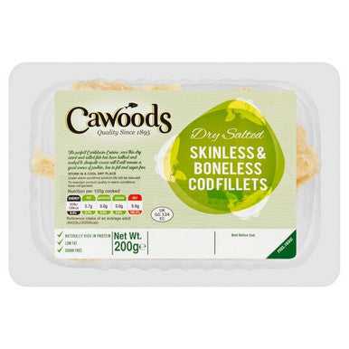 Captain Cook Skinless and Boneless Cod 250g