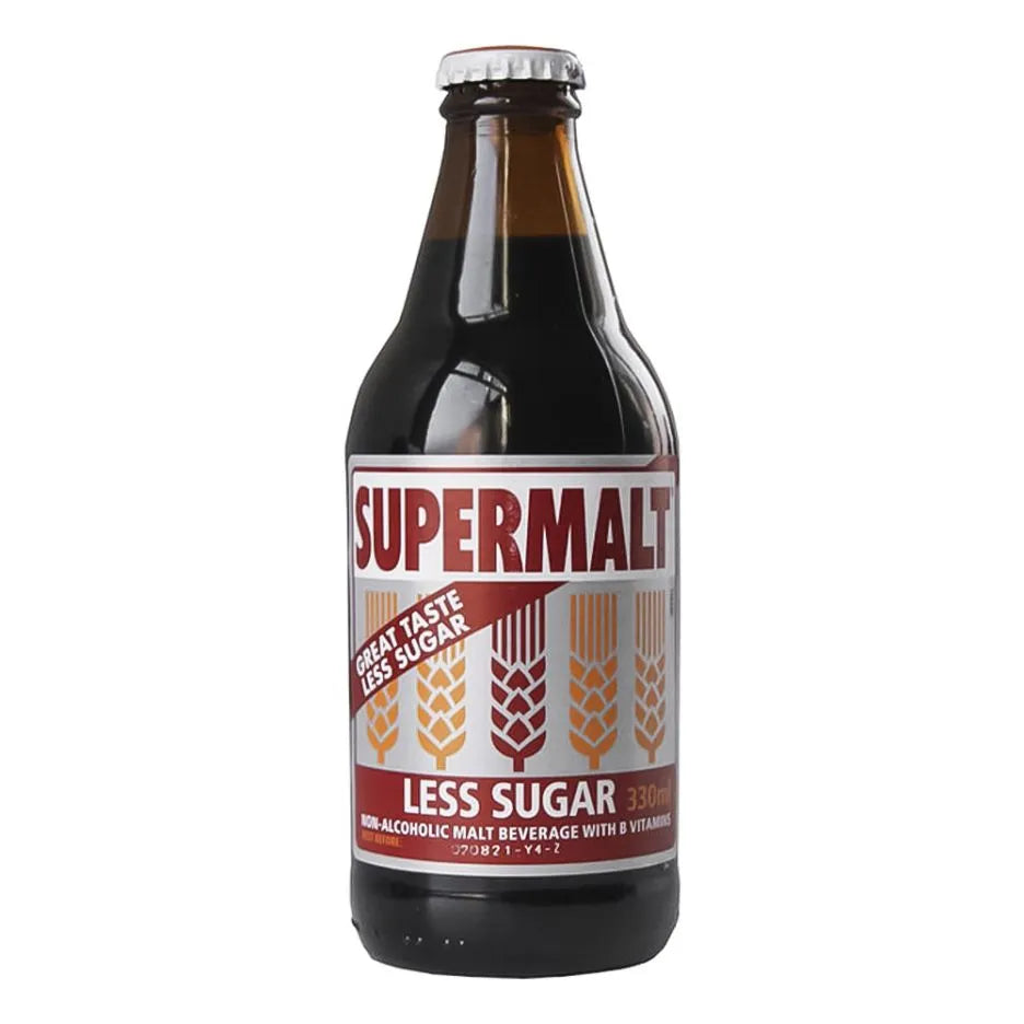 Supermalt Bottle Less Sugar 330ml